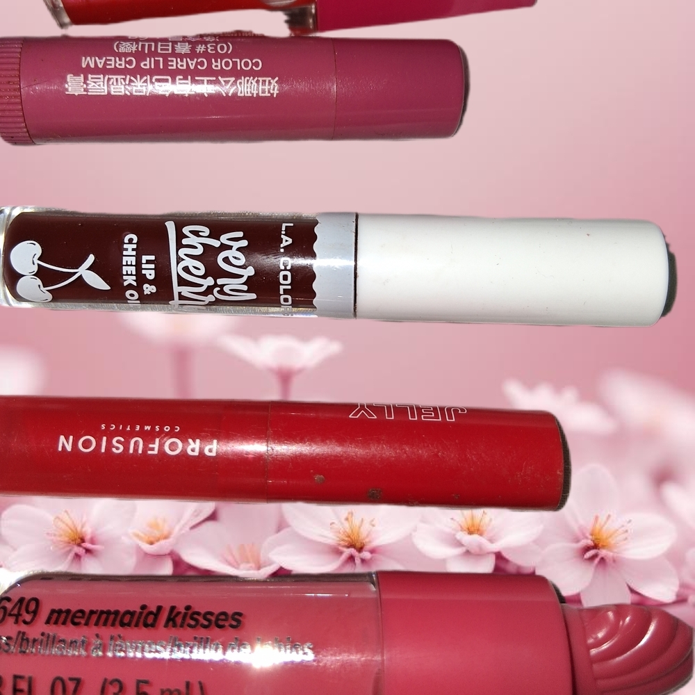 Assorted Pink Women’s Lip Gloss & Lipstick Set - Unbranded - Picture 5 of 5